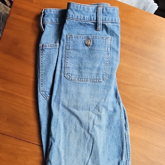 J. Crew Sky Blue 96 Denim Trouser Flare Leg - Picture 6 of 7